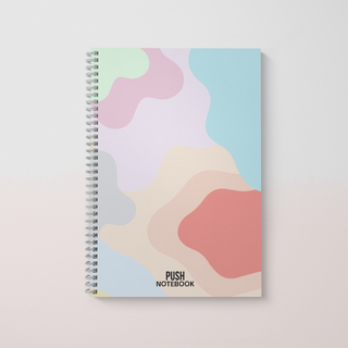 Neapolitan All Blank Lined Notebook am