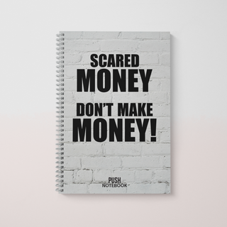 Scared Money All Blank Lined Notebook
